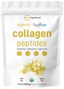 Micro Ingredienti Collagen Peptides Polvere Organica, 12oz | Tipo I & III + Proteina Naturale | Grass-Fed Bovine Source | Sostegni | Pelle, Joint & Bone Health | Paleo, Non OGM