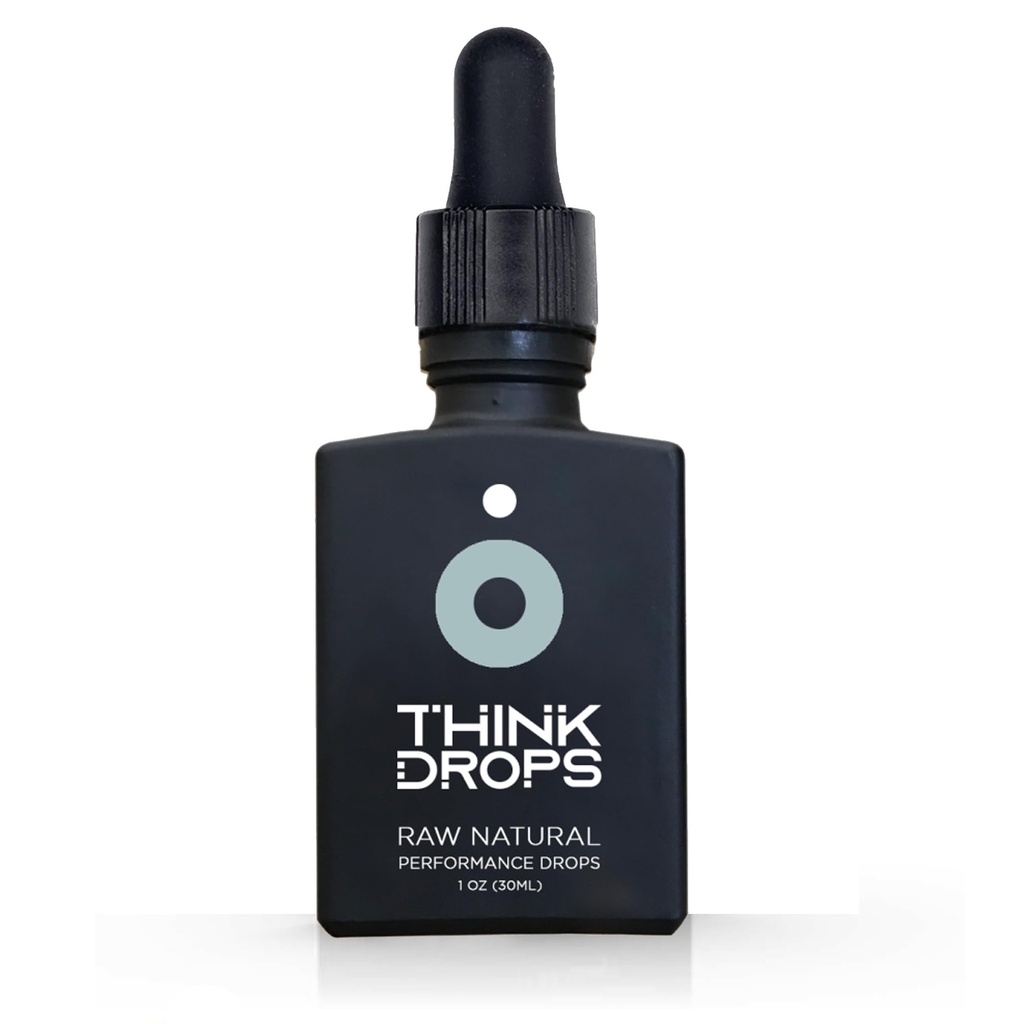 DROP FX Think Drops - Veloce assorbente L-teanina & Ashwagandha Liquid Focus Supplemento, Nootropic naturale per una maggiore memoria e funzione cognitiva