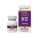 Sorgente superiore No Shot Vitamina B-12 Cyanocobalamin 5000 mcg - Vitamina B-12 per sostenere la produzione di energia, salute del cervello & benessere generale - Tablets bilingue - 100 compresse dissolvibili