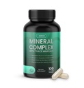 Premium Blend of 52 Trace Minerals Complex with Essential Minerals in Chelated Form – All Natural and 100% Organic - 120 Capsules - Full Spectrum Ionic Mineral Blend - Sicuro per le donne e gli uomini