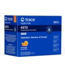 Minerali di Trace Hydro Pak Keto - Miscela di rifornimento di elettrolita – 1000 mg Potassium Plus 70 Supporta energia, Stamina, & Idratazione – Aroma arancione – 30 Serve