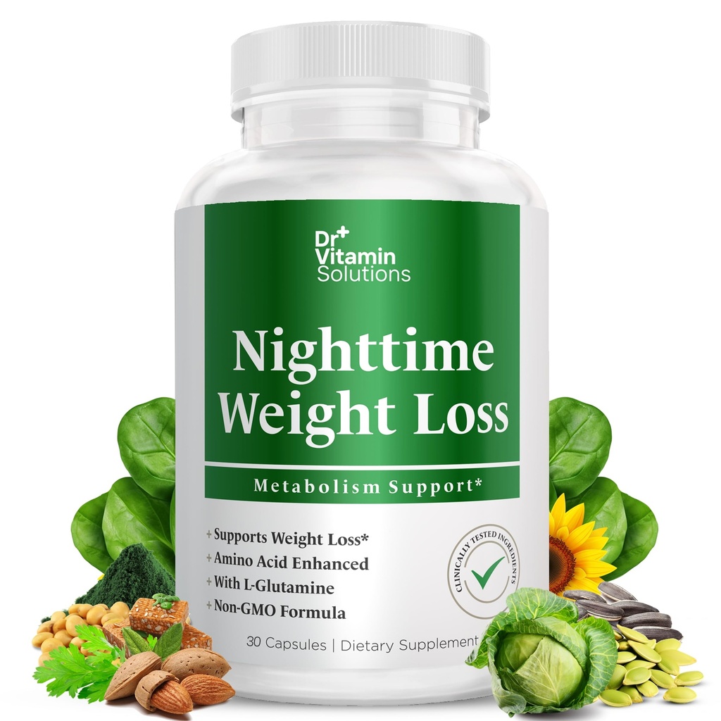 Notte Fat Burner Supplementi - Appetite Suppressants for Weight Loss - Donne & uomini, sonno e relax - Metabolismo Booster perdita di peso pillole 30
