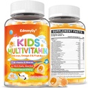 Bambini Multivitaminici Gummies - Vitamine A D3 K2, B-Complex etilato con Omega-3, Ferro da stiro per Immune & Development Support - Organic Mixed-Berry Flavor Multivitamins for Kids Daily - Sugar Free & Vegan