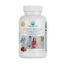 Vitamine Multi Natural Chewable del Lab Kid della Natura - Multivitamina completa per bambini con ferro, magnesio, zinco e calcio - Aroma misto di bacche - 120 compresse per età 2+