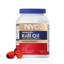 NYO3 1500mg Krill olio Omega 3 Supplemento, Senior's Top Choice, High Content EPA DHA & High Absorption Pure Antarctic Krill Oil con Astaxanthin e 56% Phospholipids, Laboratorio testato,90 Softgels