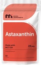 Micro ingredienti Astaxanthin 24mg con olio MCT, 60 Softgels, 2 mesi di alimentazione | Max Resistenza Astaxanthin Antiossidante Integratori | Microalghe fresche Fonte | Non OGM, Gluten Free, No Soy