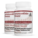 TURNER Nuova Zelanda Astaxantina Potenza con UAF1000+, Supplemento antiossidante, 12 mg Astaxantina, 60 Serve, 2 bottiglia
