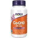 NOW Integratori, CoQ10 30 mg, Grado Farmaceutico, Forma All-Trans prodotta da Fermentazione, 60 capsule di Veg