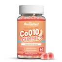 CoQ10 Gummies 200mg con Omega-3, EPA + DHA, & Magnesio - Coenzima Q10 Integratori per la salute del cuore, Energia cellulare & Antiossidante, Vegan - 60 Gummies