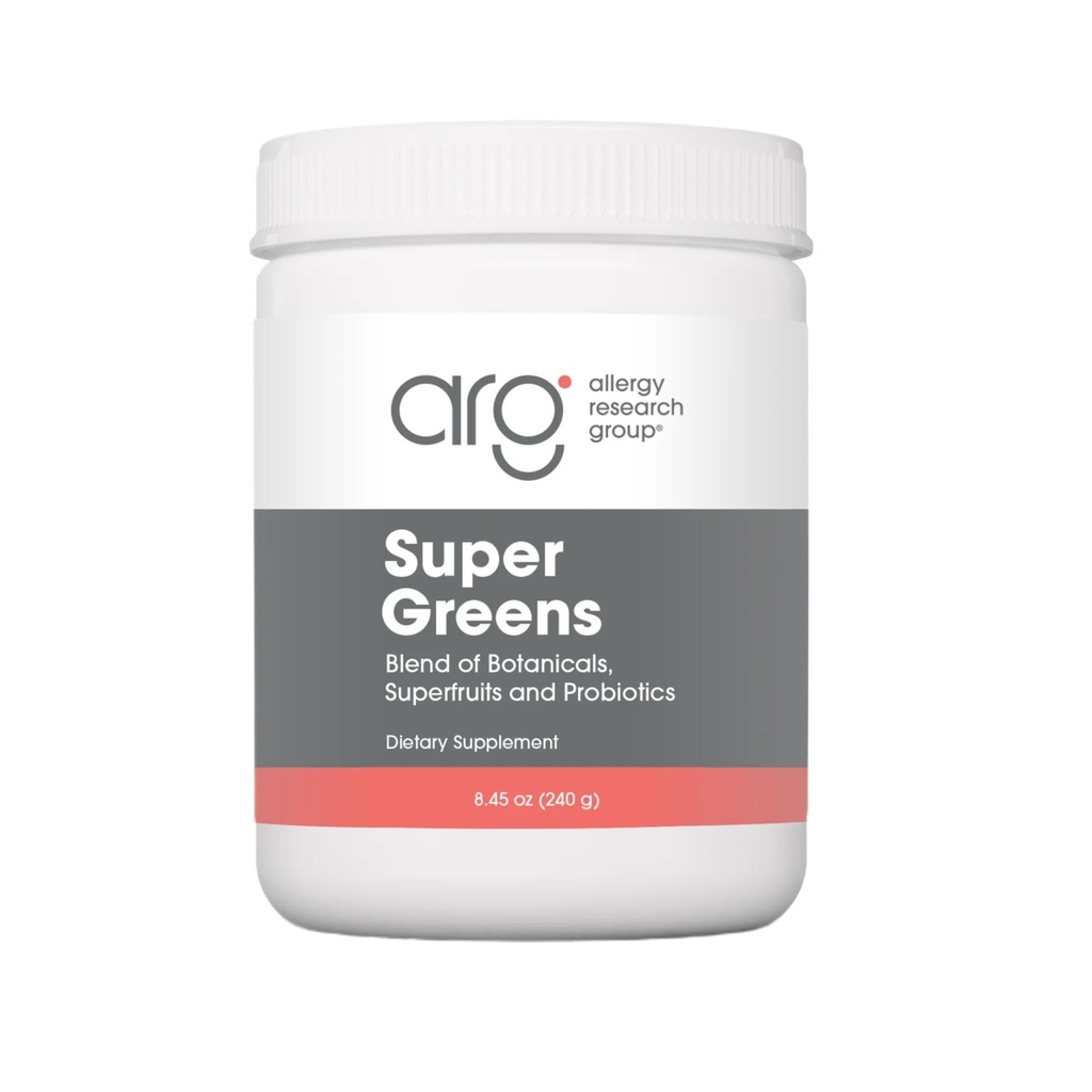 ARG Super Greens Powder - Fornisce 4,4 g Greens Blend - Nutriente-Dense Green Powder Supplement - Chlorella & Spirulina Powder - Supporto per la salute e il benessere complessivo - 30 Serve - 8,45 oz