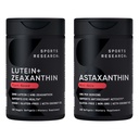 Sports Research® Eye Support - 20mg Lutein + 4mg Zeaxanthin Realizzato con Lute-Gen® e 6mg Astaxanthin Supplemento dall'Astalif islandese (120 Softgels Every)