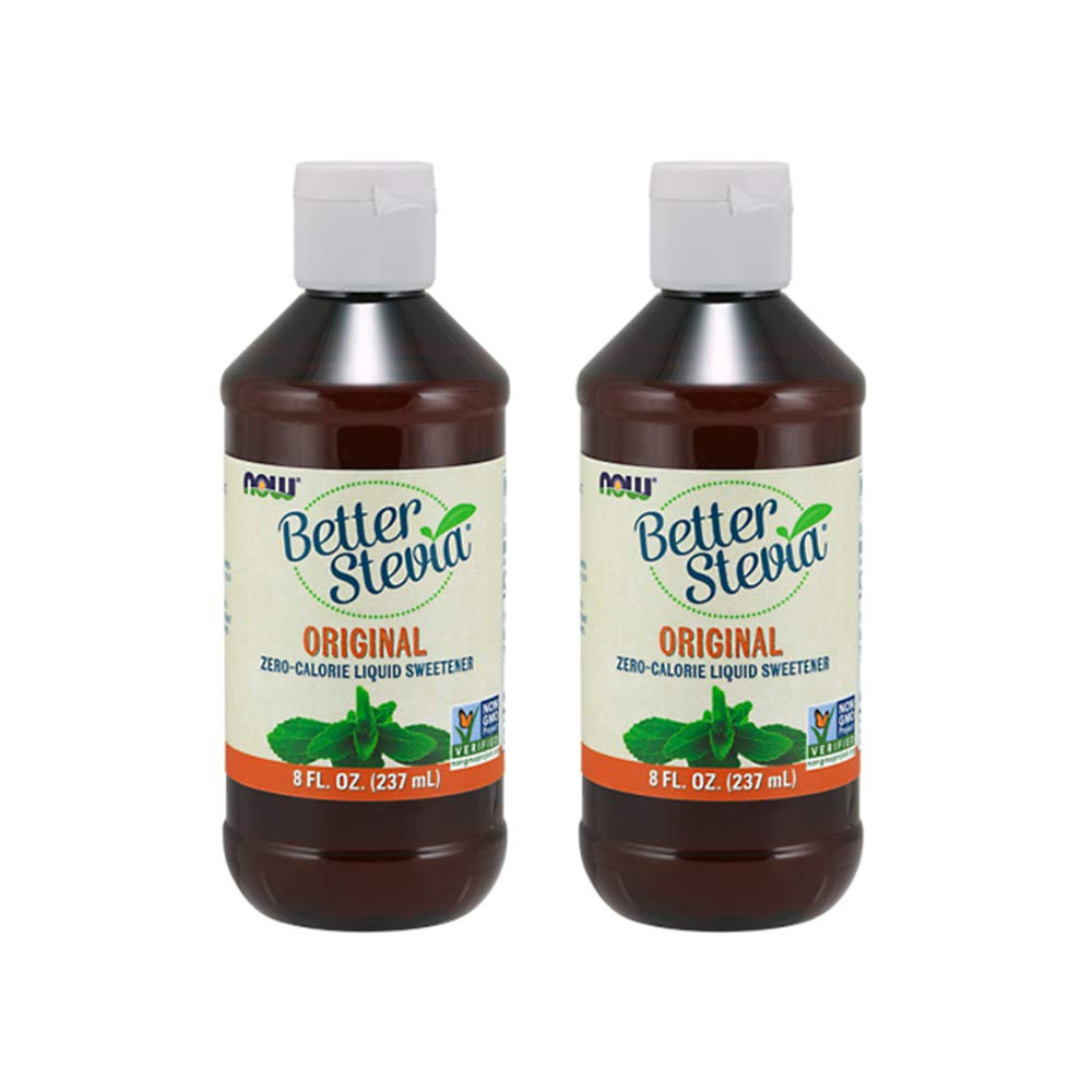 Ora gli alimenti meglio Stevia estratto liquido originale, 8 bottiglia di oncia (pacchetto di 2)