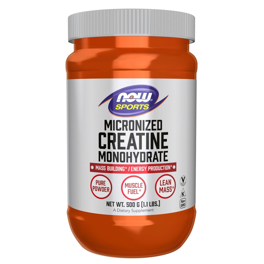 Nutrizione sportiva, Polvere di creatina micronizzata 500 g, costruzione di massa*/produzione energetica*, 1.1-Pound