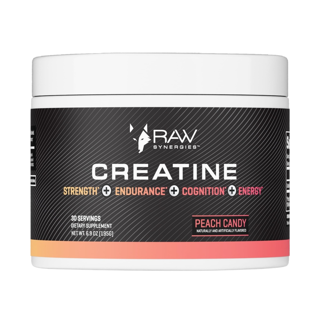Sinergie RAW Creatina Peach Candy 30 serv