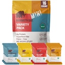 Mammoth Bar Mini - Variety Pack delle nostre Mini Organic Protein Bars – Realizzate con Premium Nuts & Egg White Protein • Organic • Paleo • Gluten Free • GMO Free • Raw - 16 Mini Bar
