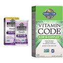 Giardino della vita Dr. Formulated Probiotics Mood+ Acidophilus Probiotic Supplement & Vitamina B Complex - Vitamin Code Raw B Complex - 120 Vegan Capsule