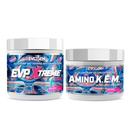 Evogen EVP Xtreme NO Amino K.E.M. Bundle – Pre Workout Powder & EAA/BCAA Pompa Volumizer per la crescita del muscolo, Hydration & Performance | Sour Candy