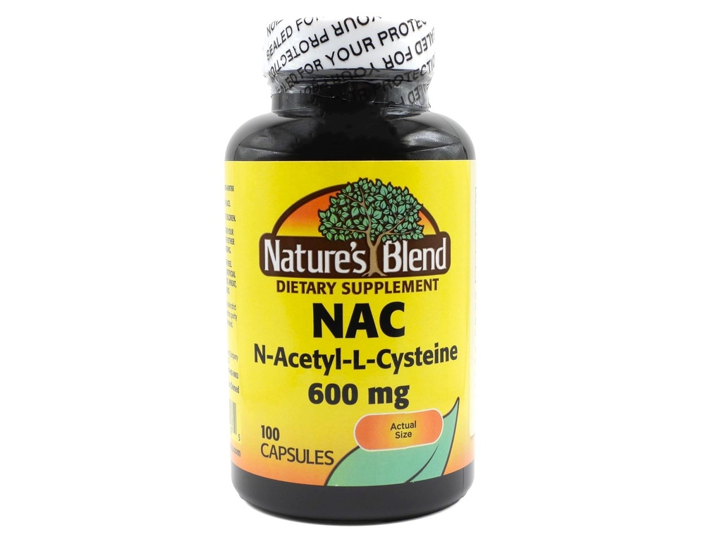 Integratore N-Acetyl-L-Cysteine 600mg 100 capsule - Supporto immunitario, Antiossidante per la salute cellulare