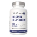 Diosmin Hesperidin 1200 mg Complesso, 240 capsule, Citrus Bioflavonoidi Estratto di frutta ricco, 100% Vegetariano, Non OGM & Gluten Free (180 Conte (Pack of 1))