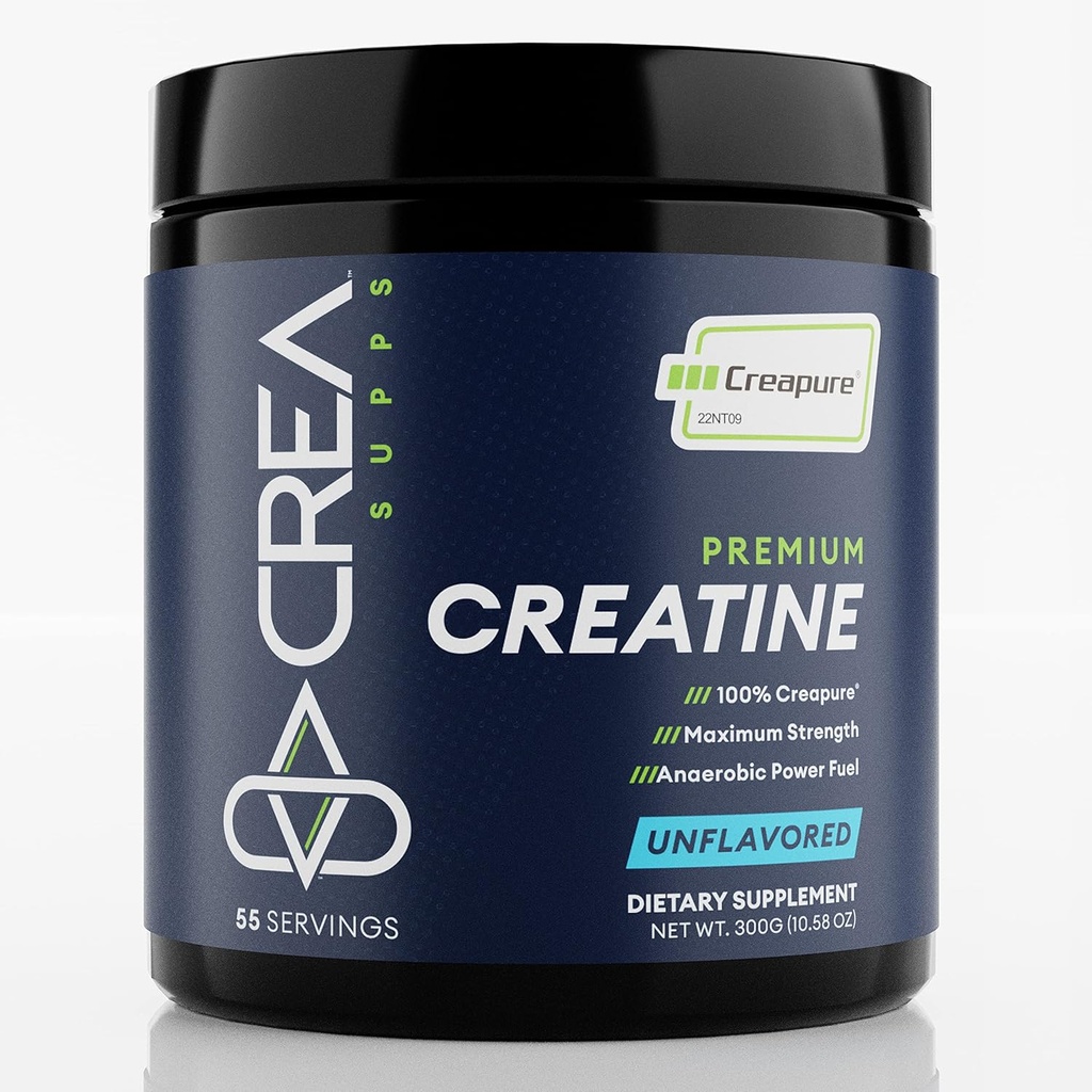 Polvere monoidrata di creatina Premium | Pure, Vegan, Keto, senza glutine | non aromatizzata, 300g