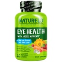 NATURELO Eye Vitamins - AREDS 2 Nutrienti Formula con Lutein, Zeaxanthin, Vitamina C, E, Zinco, Plus DHA - Supplemento per Occhi Secchi, Visione sana, Supporto per gli occhi - 60 Capsule Vegan