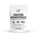 HEARTHY ALIMENTI Creatina Monoidrato Polvere micronizzata 500G - 100 Serve, 5000mg Per Serve (5g) - per gli uomini e le donne crescita del muscolo & Recupero - UNFLAVORED