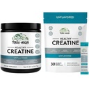 TERRA ORIGIN Creatine Monohydrate Bundle | 75 Servings Stick Pack and Jar Combo | Micronized Powder Supplement | Supporto per muscolo e prestazioni cognitive*