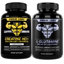 Prime Labs Creatine HCl Capsule (60 ct) + L Glutamina (180 ct)