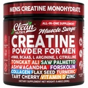 Polvere di creatina di Nutra pulita per gli uomini + HMB BCAA L Arginina L Citrullina Tongkat Ali Saw Palmetto Ashwagandha Collagen Flax Seed Turmeric Preworkout Stevia Ossido Nitrico L Glutamine Aminoacidi
