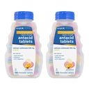 MAJOR Calcium Carbonate 500 mg - Assorted Fruit Flavor - 150 Chewable Count (2 Pack)