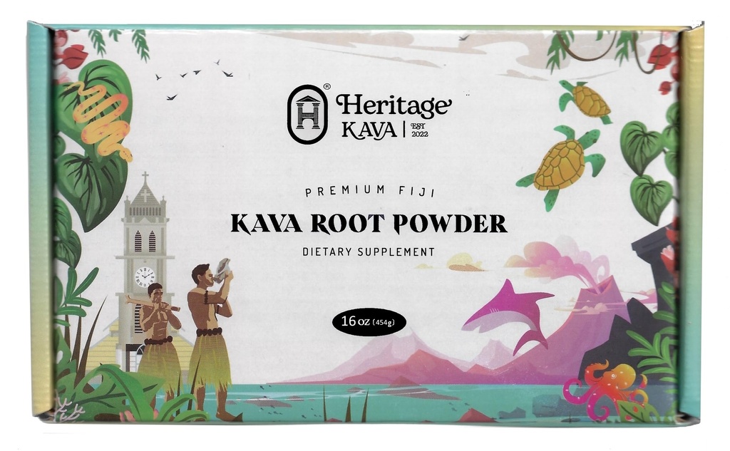 Polvere di radice di Kava delle fibre premium 16 Oz/1LB