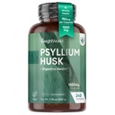 PesoWorld Psyllium Husk Capsule 1500mg Per Serving, 240 Vegan Capsule - 4 Mesi di Alimentazione - per la salute digestiva - Supplemento giornaliero di fibra di Psyllium Husk - Non-GMO, GMP-Approved, & Allergeni-Free