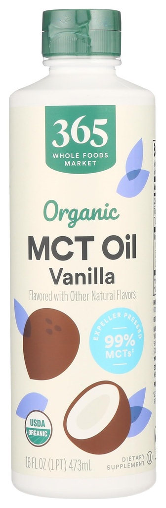 365 da Whole Foods Market, Organic Vanilla MCT Oil, 16 Fl Oz