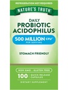 Probiotici di verità della natura per gli uomini e le donne | 500 Milioni di CFU | 100 capsule | Non OGM & Gluten Supplemento gratuito