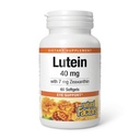 Fattori naturali, Lutein 40 mg, Supporto antiossidante per occhi sani e pelle con Zeaxanthin, 60 Softgels