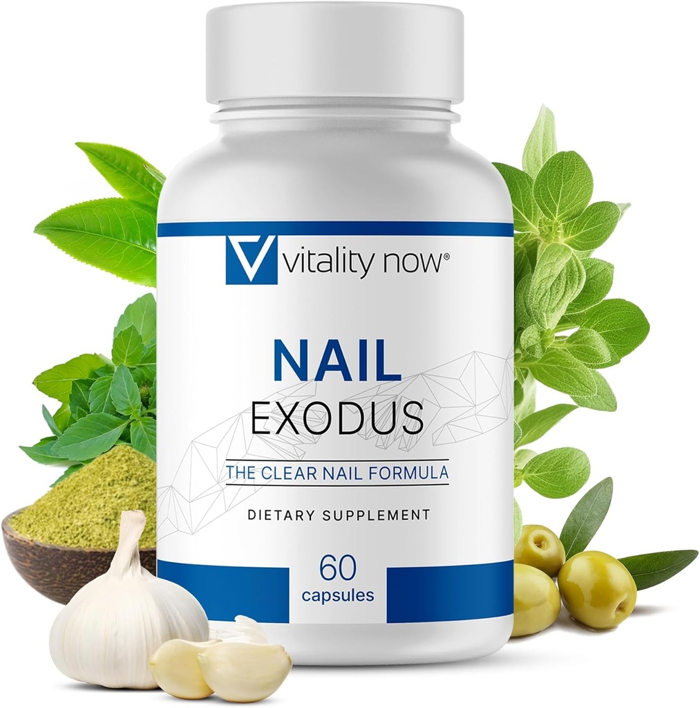 Nail Exodus - Vitality Healthy Nails - Formula Premium per i piedi più sani - 60 capsule