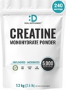 Micronized Creatine Monohydrate, 240 Servings, 5g Per Serving (1.2kg/2.6lb)