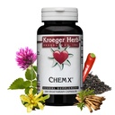 Kroeger Herb Products, Chem X, Daily Detox and Cleansing Formula, Red Clover, Yellow Dock, Paprika Supports Health Liver Function - Non-GMO, Gluten Free, Senza Preservative, Made in USA