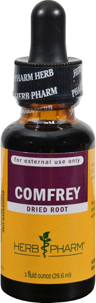 Estratto di liquido di Comfrey Organico certificato di Pharm - 1 oncia (DCOMF0)
