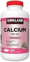 ikj Calcium 600 mg con vitamina D3 Integratore alimentare 500 compresse