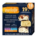 Smart for Life - High Protein, Low Sugar Bar Variety Pack, Gluten Free Caramel Almond, Chocolate & Peanut Butter Chocolate Crunchy Meal Sostituzione Barre Lavora con Cookie Diet Non-GMO 18ct