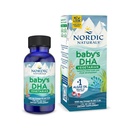 Nordic Naturals Baby’s DHA Vegetariano, Non aromaed - 1050 mg Plant-Based Omega-3-1 oz - Supporta lo sviluppo del cervello e della visione in Babies - Non OGM, Vegan - 15 Serve