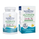 Nordic Naturals Ultimate Omega Plant Based Vitamin con Vitamina D3+K2-60 Vegetariano Soft Gel - 1210 mg Omega-3s Plus 2000 IU D3 e 90 mcg K2 - promuove la salute del cervello - Non OGM - 30 Serve