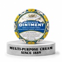Rawleigh Medicated Ointment: 4.5 oz Blue Tin, Adults & Kids: Topical Chest Rub for Cold, Nasal Congestion, Minor Aches and Pain, with Camphor, Menthol & Eucalyptus, Non-Greasy Formula - Confezione da 1