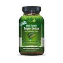 Irwin Naturals Milk Thistle Triple-Detox — Supporto avanzato del fegato e del ditox, 60 Softgel liquidi