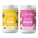 Ultima Replenisher Electrolyte Powder Drink Mix Bundle – Sugar Free – Limonata e Limonata Rosa, 90 Serve – Polvere di idratazione - 6 elettroliti chiave e minerali Trace – Keto Friendly, Non OGM