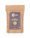Yupik Organic Whole Husk Psyllium 8.8 Oz (Pacchetto di 6), 95% Purezza, Fibra Solubile, Certificato USDA, Non OGM, Kosher, Senza Gluten, Senza Zucchero e Grasso, Non aromatizzato, Basato su piante