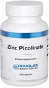 Douglas Laboratories Zinc Picolinate - 50 mg Zinco - Per Sistema Immune, Antiossidanti & Skin - Trace Mineral Supplement - 100 Capsule