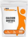 BulkSupplements.com Polvere di orotato di calcio - Supplemento di calcio, alta biodisponibilità - senza glutine e senza glutine, 1g per porzione, 1kg (2.2 lbs) (pacchetto di 1)