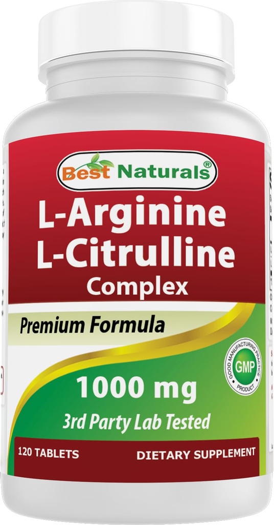 I migliori naturali Arginina Citrulina Complesso 1000 Mg 120 compresse